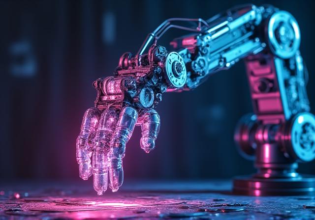 Zaawansowany model 3D cyfrowego bliźniaka maszyny przemysłowej